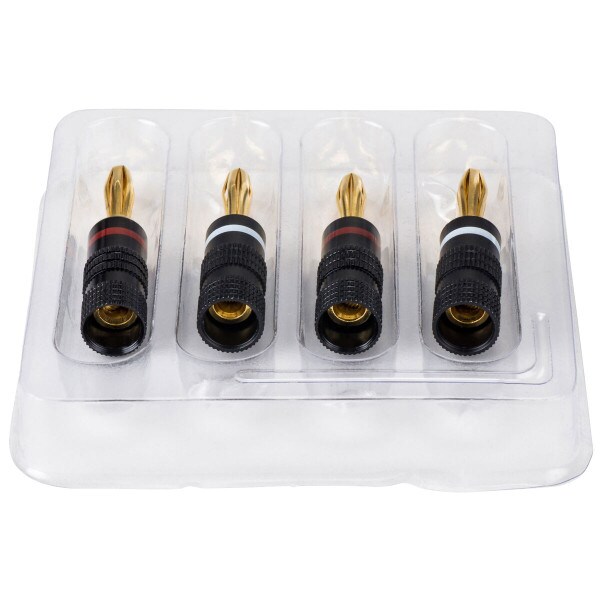 Main product image for Banana Plug with Dual Set Screws and Black Aluminu 091-3626